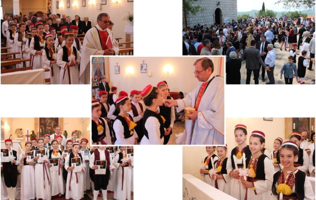 Sakrament  Svete pričesti  primilo dvadeset djevojčica i dječaka  u Pridvorju  (FOTO)
