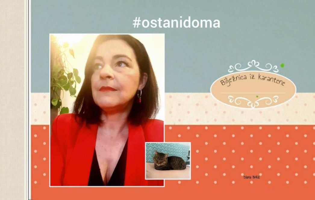  'Bilježnica iz karantene' Diane Brkić na Youtube kanalu Dubrovačkih knjižnica