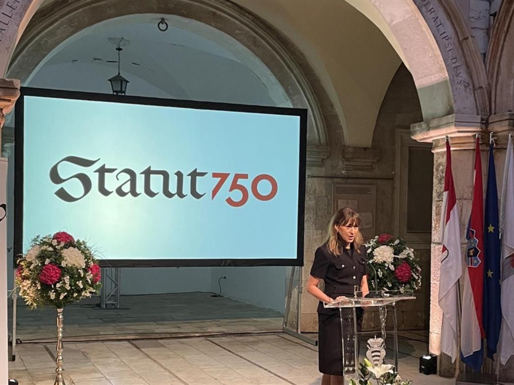 Središnja svečanost proslave 750 godina Dubrovačkog statuta