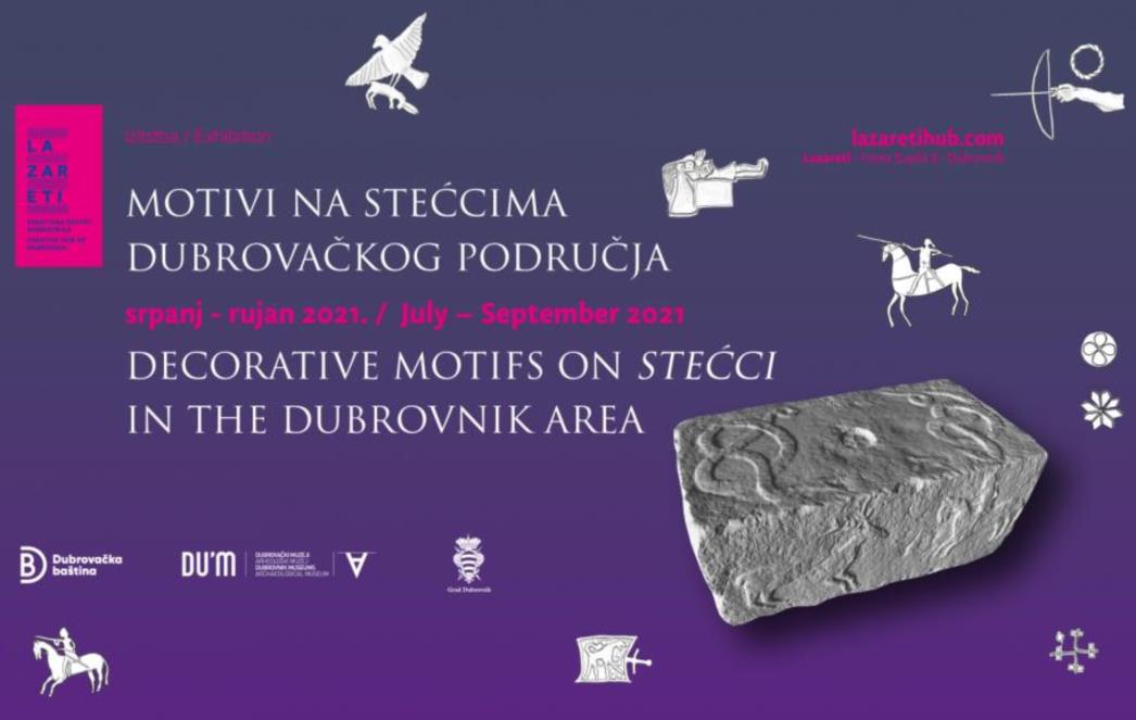  U Lazaretima se otvara izložba „Motivi na stećcima dubrovačkog područja“ autora dr.sc. Domagoja Perkića