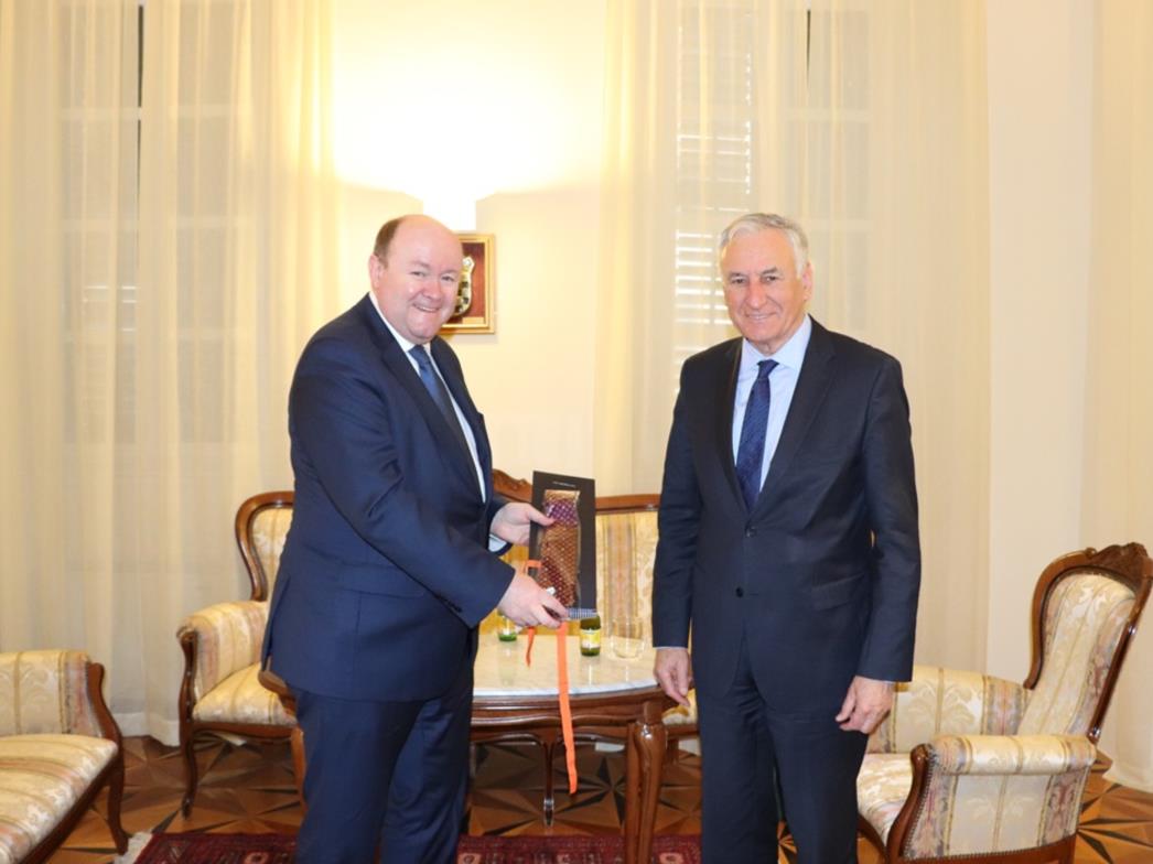 Župan Dobroslavić primio veleposlanika Irske u Republici Hrvatskoj