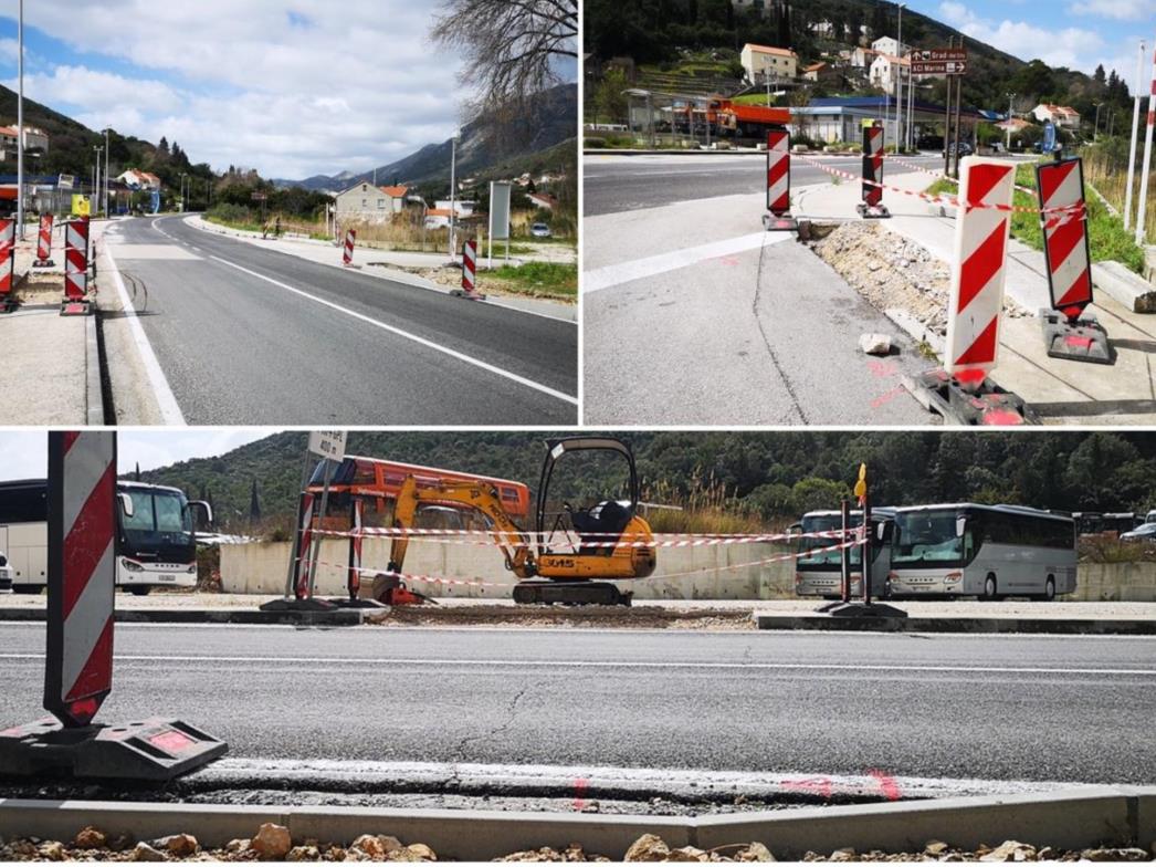Izvode se radovi na novim pješačkim prijelazima od Komolca do Mokošice