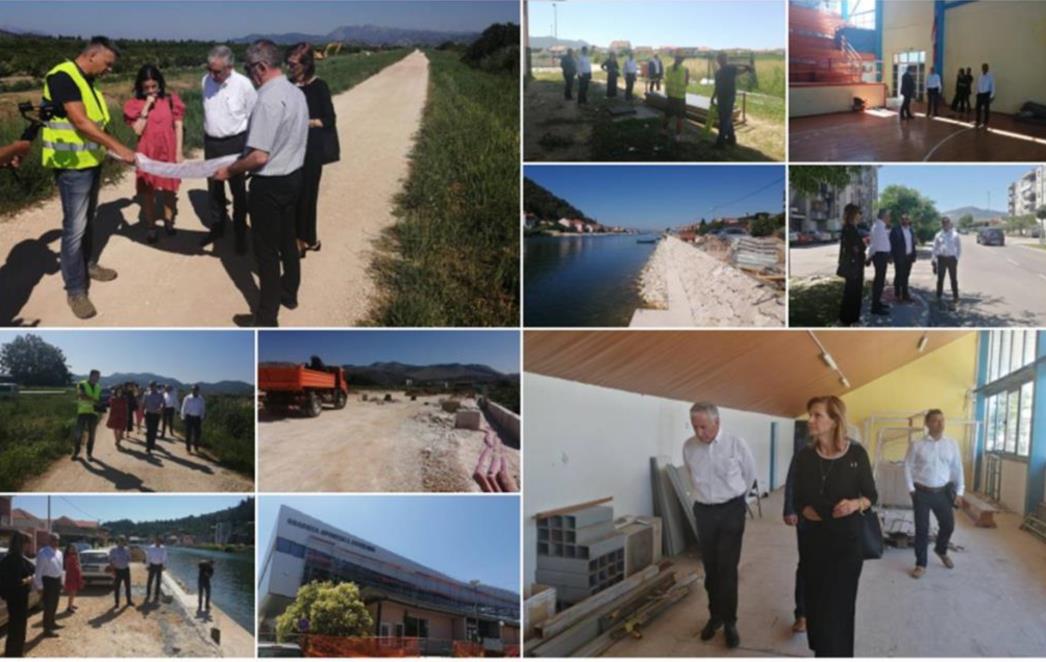 Obilazak vrijednih infrastrukturnih projekata u dolini Neretve (FOTO)