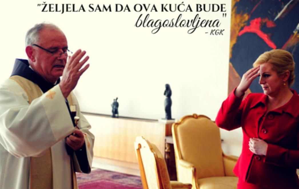  Fotografija blagoslova na Pantovčaku zapalila Facebook, ljudi prepuni dojmova (FOTO) 