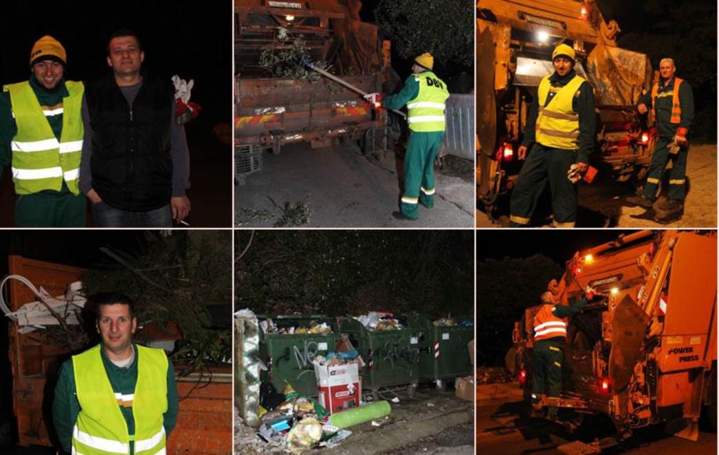 PORTALOKO S DJELATNICIMA ČISTOĆE U NOĆNOJ AKCIJI: Malo je naporno dizat se u sitne sate, ali čovjek se navikne! (FOTOGALERIJA)