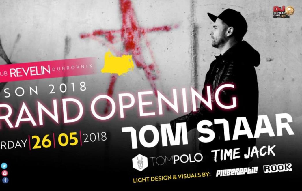 NE  PROPUSTITE  ZABAVU!  Tom  Staar  zasvirat  će  na  otvorenju  ljetne  sezone  u  Revelinu