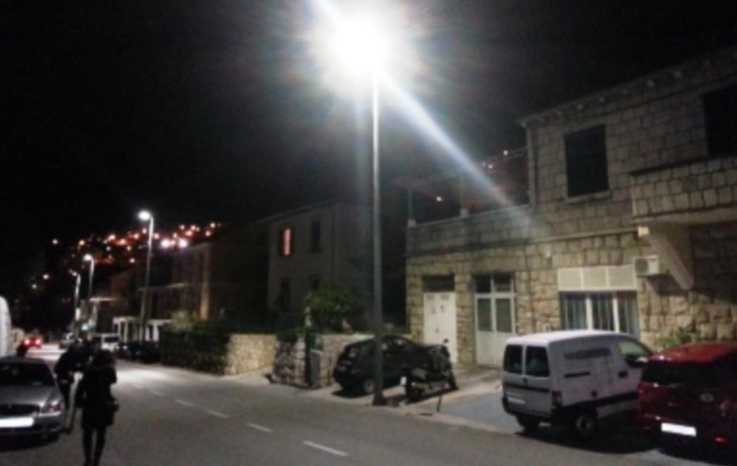 Energetski efikasna LED rasvjeta postavljena u Ulici Andrije Hebranga