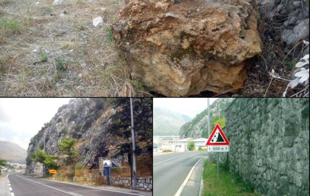 KRŠ I LOM NA  CESTI U RIJECI DUBROVAČKOJ: U pitanju su ljudski životi, hitno sanirajte odrone! 