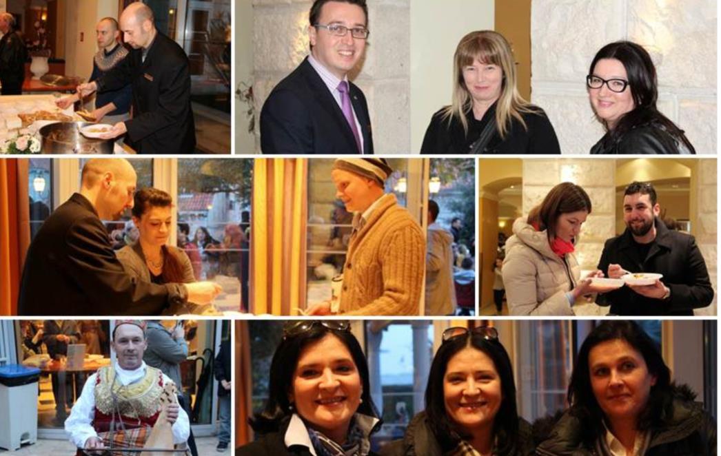 Dubrovčani guštali u šporkim makarulima i crnom vinu u Hiltonu (FOTOGALERIJA)