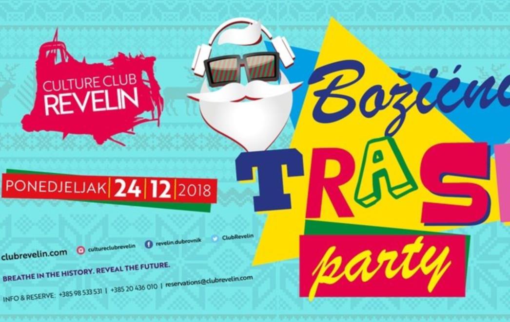 BESPLATNI ULAZ DO 2 SATA Veliki Božićni Trash Party večeras u Revelinu