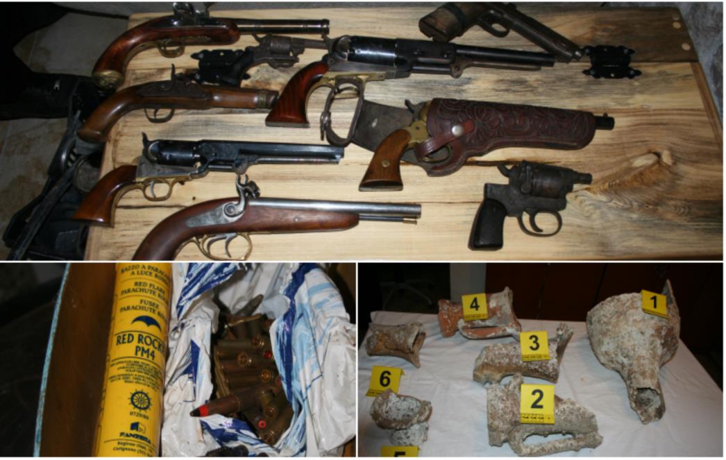 POLICIJA PRONAŠLA ARSENAL ORUŽJA U STONU  Kazneno prijavljen 47-godišnjak, nevjerojatno što je sve imao kod sebe (FOTO)