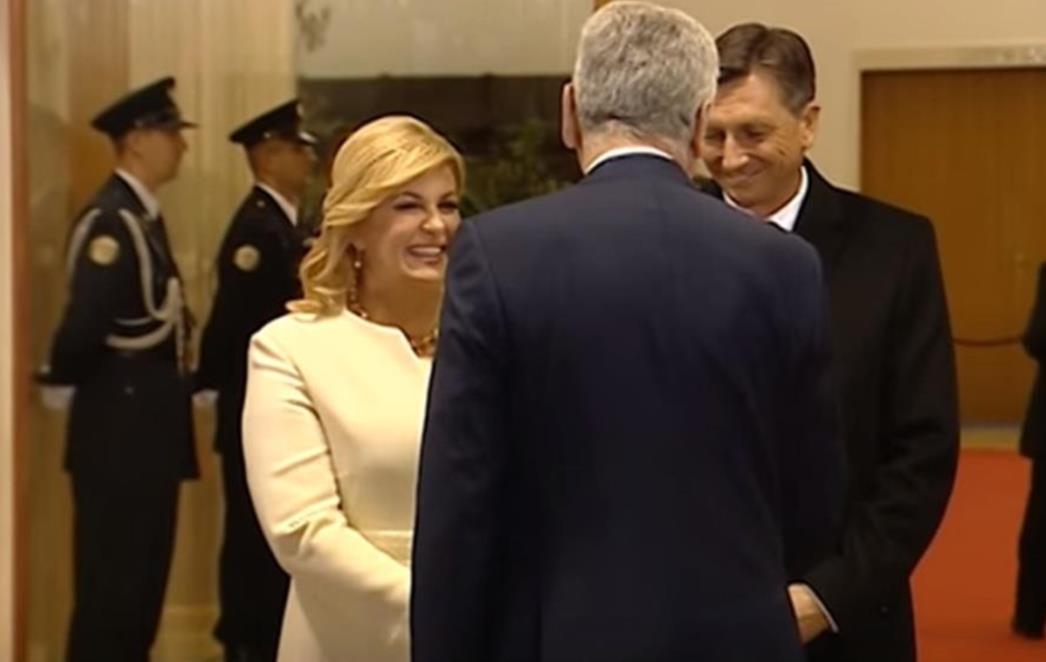 Treći, Judin poljubac nepristojnog  gosta koji poručuje 'Za mene Hrvatska ne postoji i nikada nije postojala'