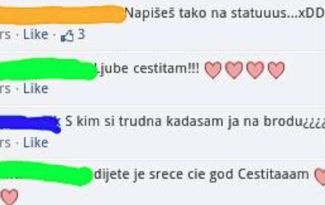  S kim si trudna kad sam ja na brodu? 