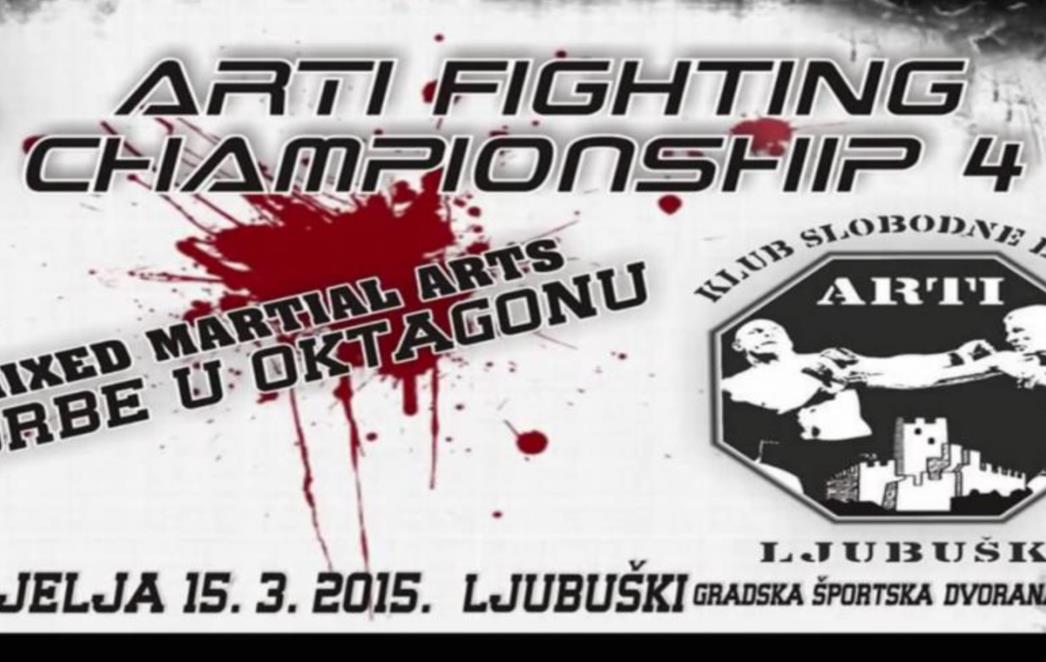 ČETVRTI PO REDU MMA TURNIR U LJUBUŠKOM: Ne propustite Arti Fighting Championship! /VIDEO/