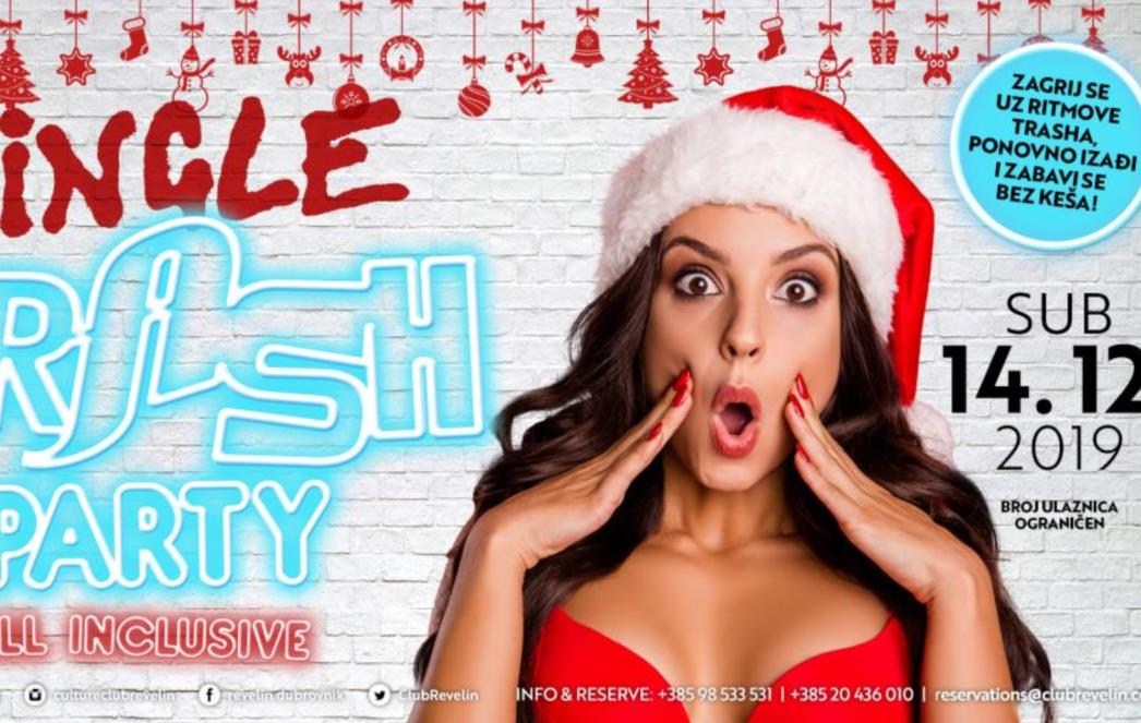 TRASH JINGLE PARTY Sve ulaznice po cijeni od 150 kuna rasprodane, posljednjih 100 ulaznica je u prodaji po 200 kuna