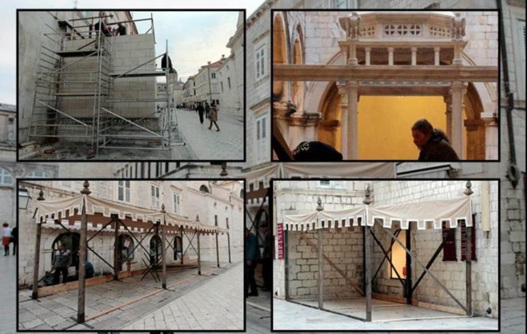 'BORGIA' JE STIGLA U DUBROVNIK: Postavljene kulise ispred Kneževa dvora, počinje snimanje za 800 Dubrovčana! (FOTO)