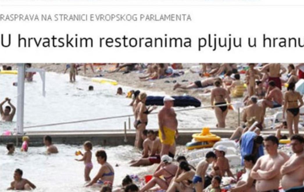 Nastavlja se strahovita propaganda bosanskih medija protiv Hrvatske i njezinog turizma