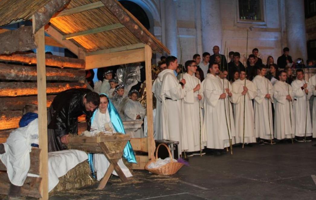 Žive jaslice ispred dubrovačke katedrale