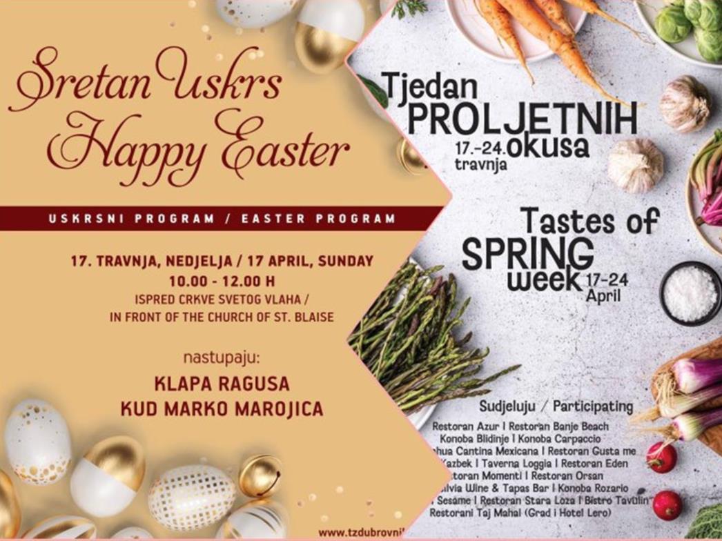 Uskrsna gastronomska manifestacija „Tjedan proljetnih okusa“