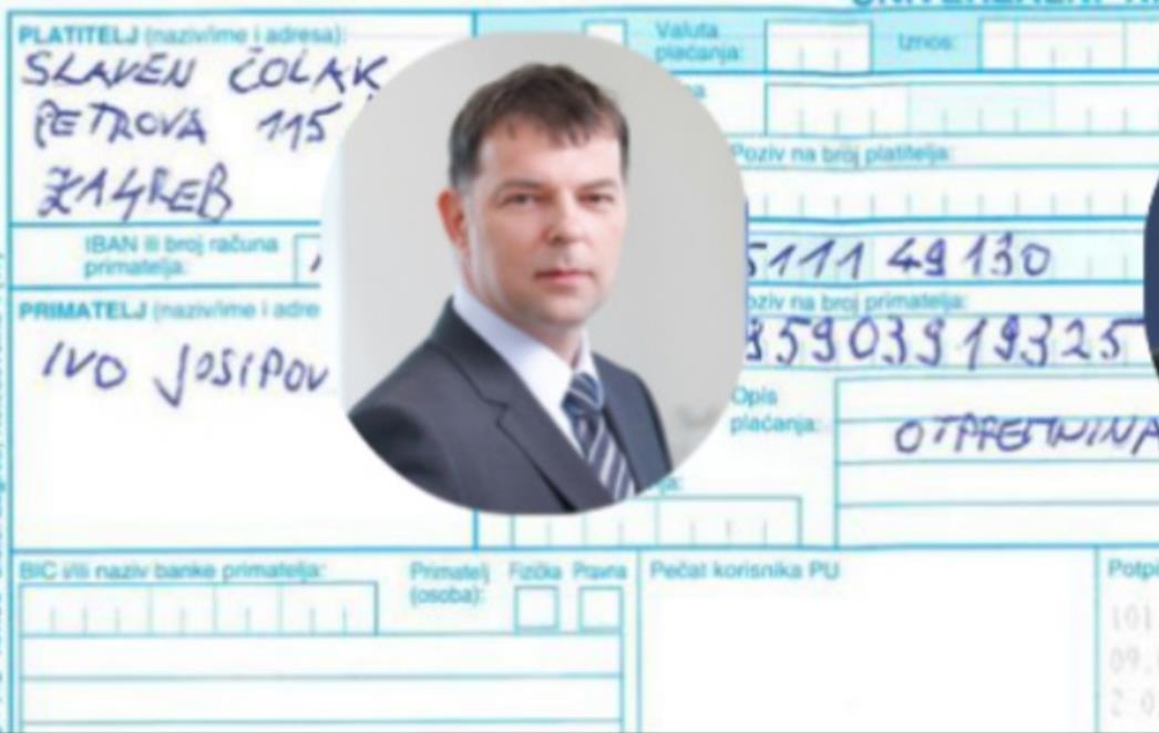 Slaven Čolak uplatio 777 kuna otpremnine za Ivu Josipovića