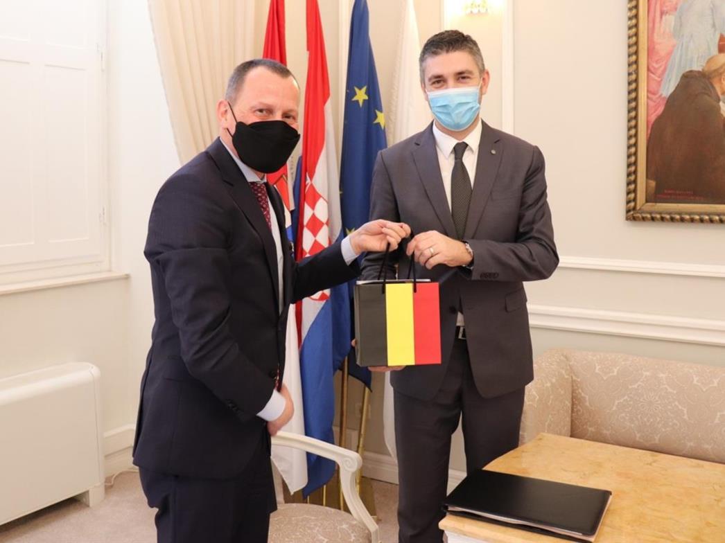 Veleposlanik Belgije na prijemu kod gradonačelnika