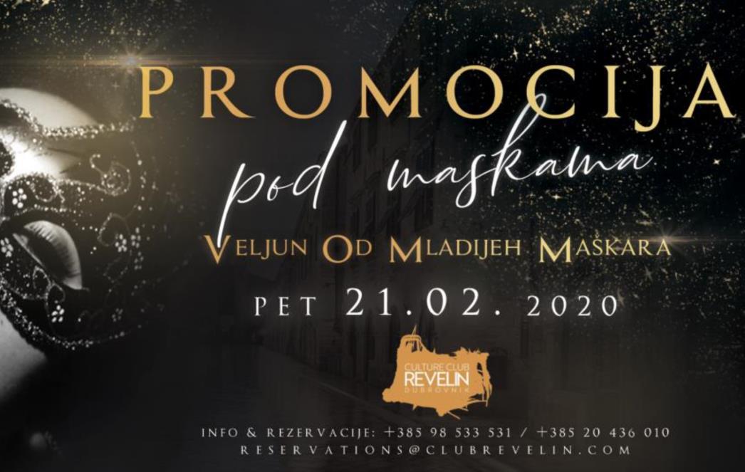 Večeras velika maškarana zabava u Revelinu 