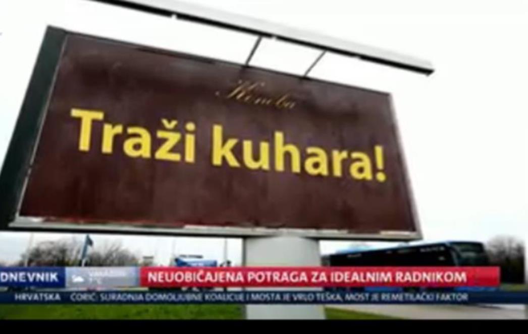 NUDI PLAĆU OD 10 TISUĆA KUNA ZA KUHARA: Ne može  naći radnika pa se odlučio na neobičan potez