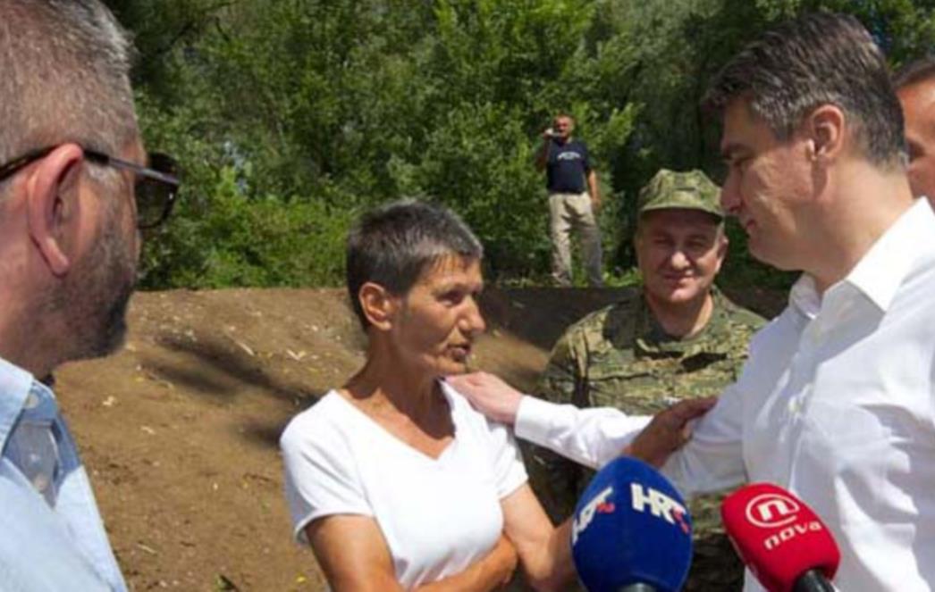 Milanović ženi koja je izgubila sve u poplavi: I meni je pukla cijev u stanu!