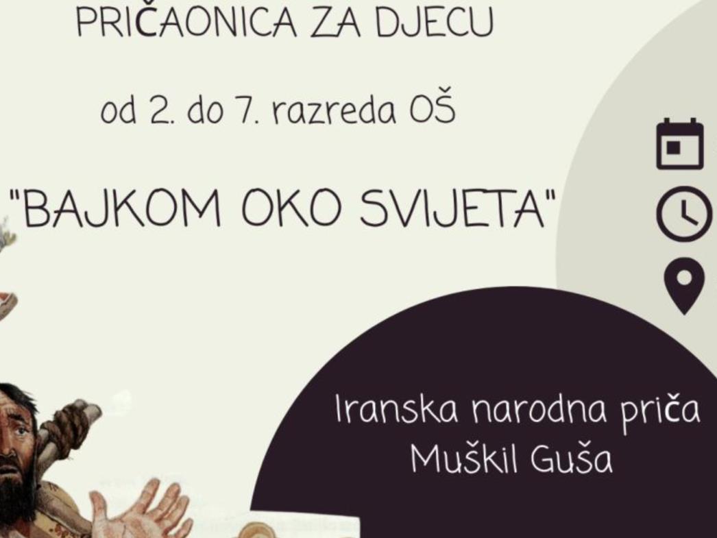 "Bajkom oko svijeta" - počinju pričaonice za osnovnoškolce u Narodnoj knjižnici Grad