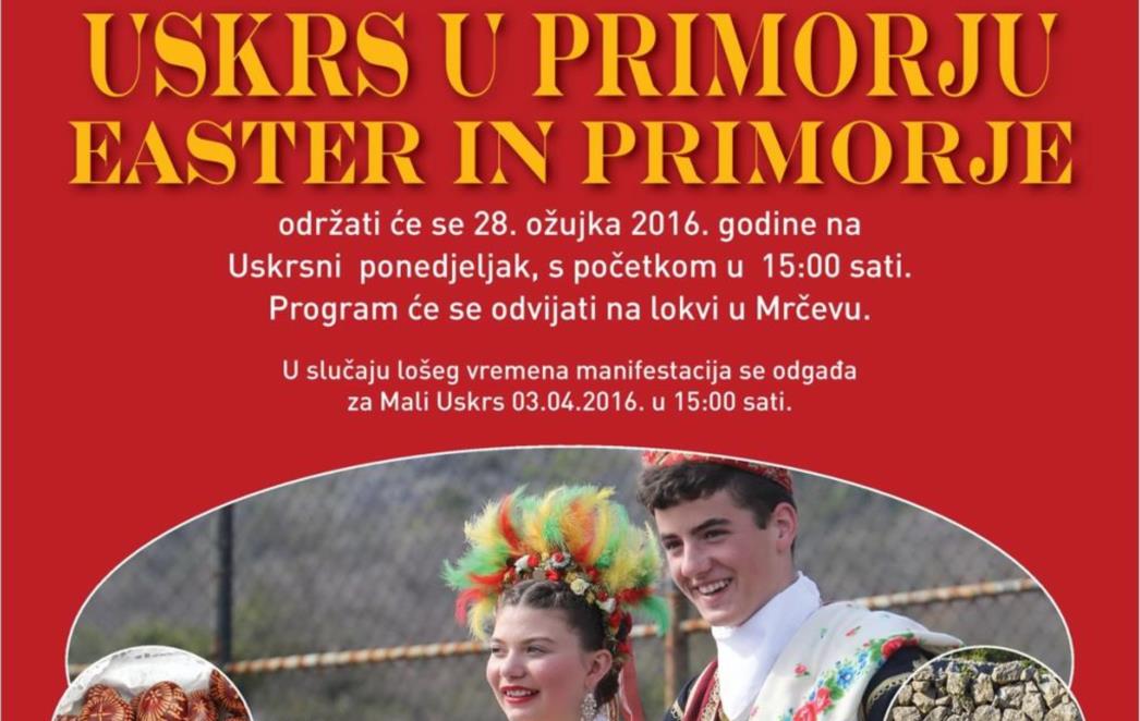 USKRS U PRIMORJU - MRČEVO  2016: Mirisi, okusi, običaji Gornjih sela