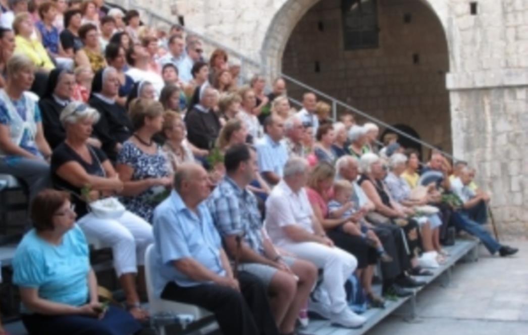 Proslava blagdana sv. Lovre na dubrovačkoj  tvrđavi Lovrijenac
