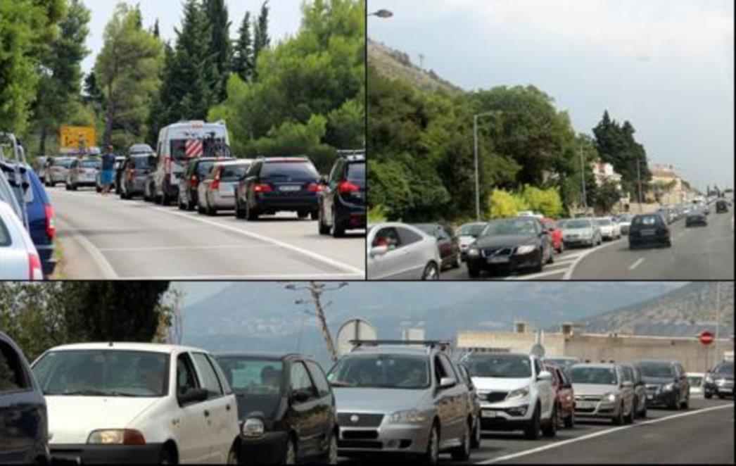 KILOMETARSKA GUŽVA NA MAGISTRALI: Svi putevi vode u Dubrovnik (FOTOGALERIJA)