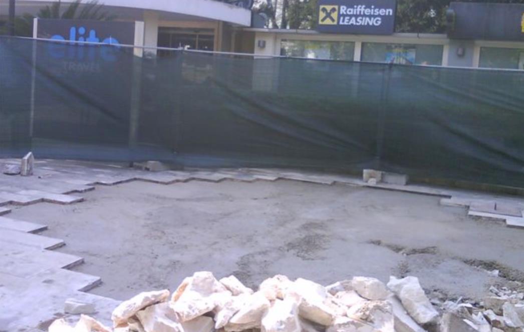 EKO APEL Vratite kamenu fontanu ispred bivše zgrade DTS-a (FOTO)