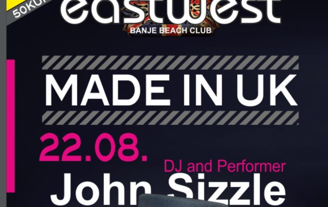 Britanski DJ John Sizzle ovaj petak u EastWest Clubu na Banjama