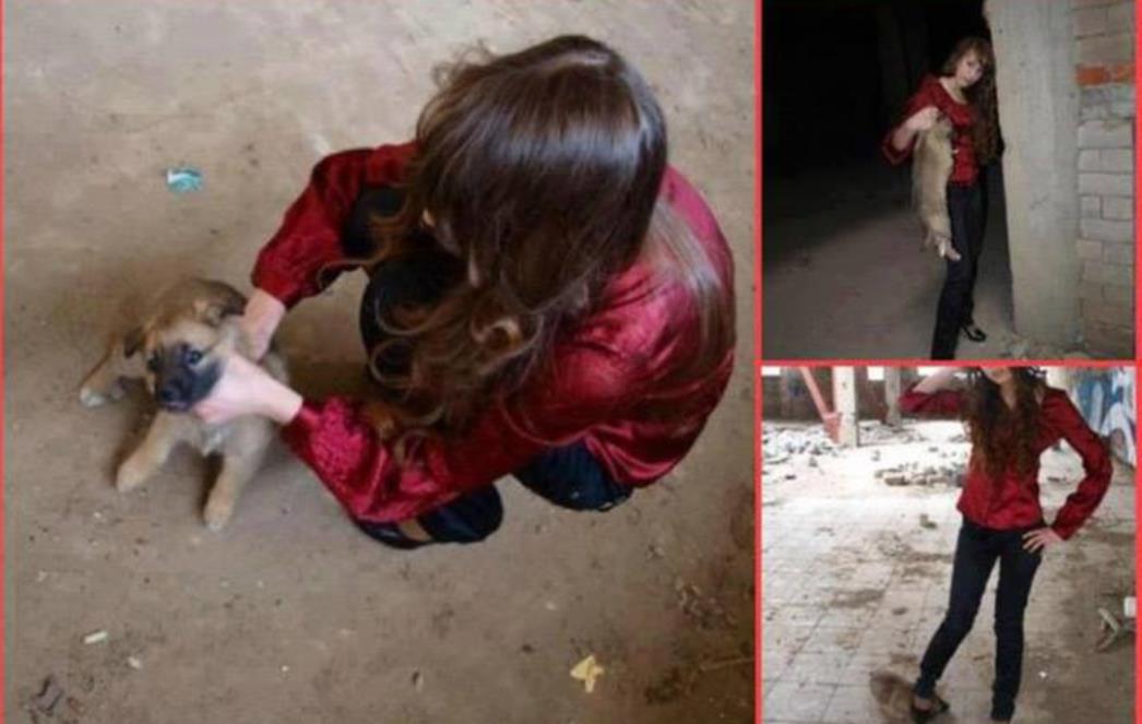UZNEMIRUJUĆE FOTOGRAFIJE: Mlada djevojka zadavila psića i 'pohvalila' se na Facebooku! (FOTO)