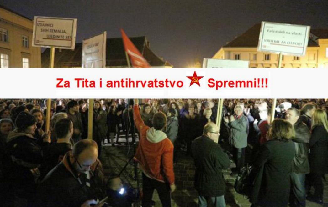 Za Tita i antihrvatstvo – Spremni!