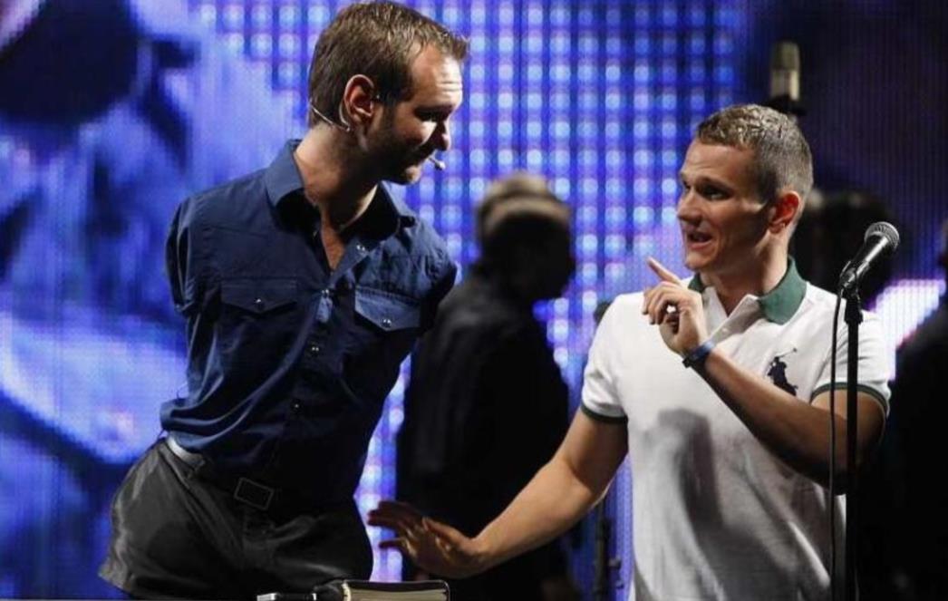 Španja najavio legendarnog Nicka Vujičića koji je održao govor pred punom dvoranom u Zagrebu