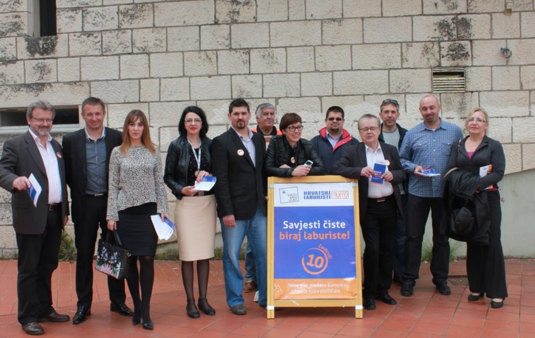 Kandidati Hrvatskih laburista Dubrovčanima predstavili izborni program za Europski parlament