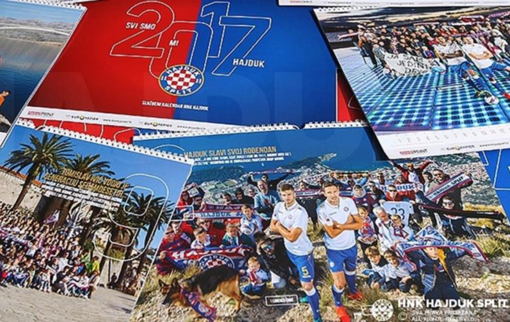 U prodaji je Hajdukov kalendar! Provjerite gdje ga u Dubrovniku  možete  pronaći