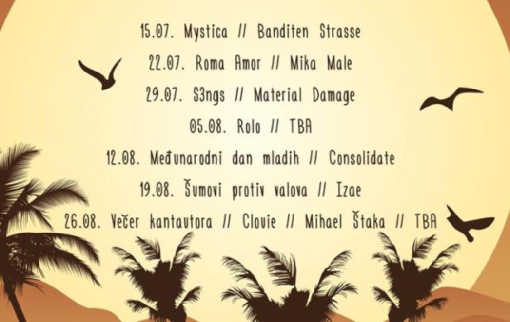 LJETO U KINU SLAVICA: Nastupi rock/metal bendova