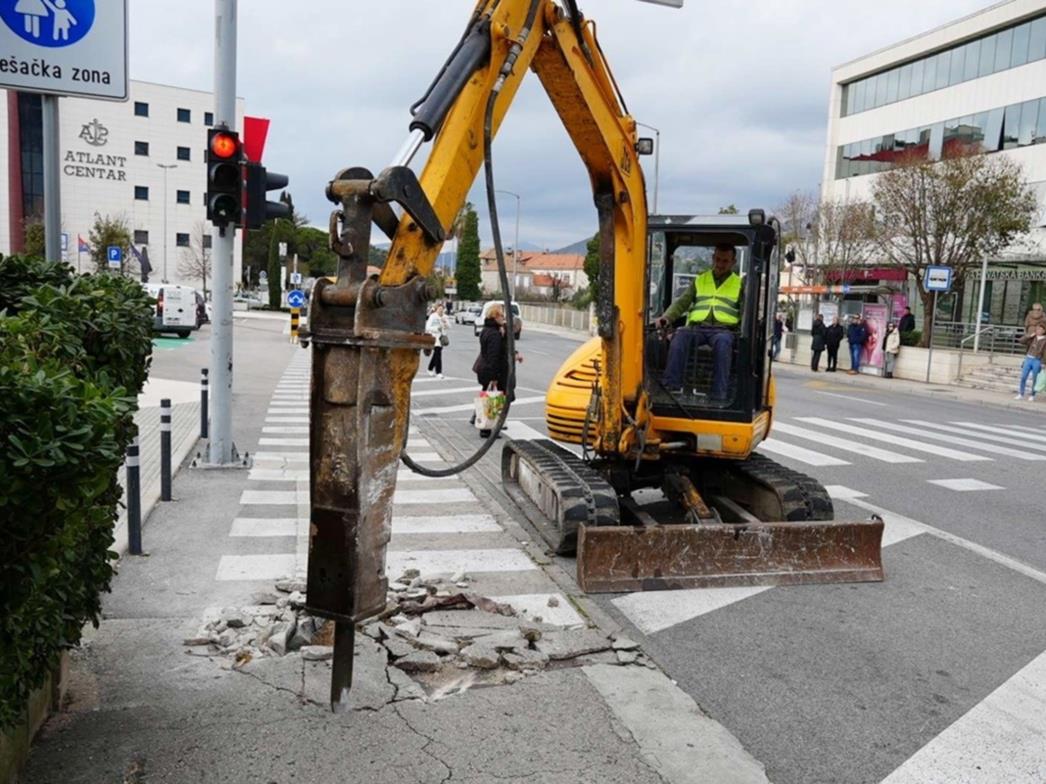 Uređuje se nogostup u Vukovarskoj ulici