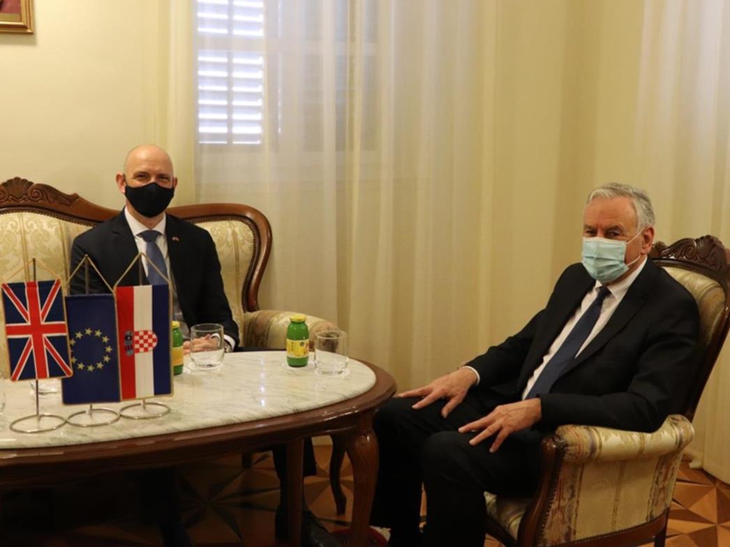 Župan Dobroslavić primio veleposlanika Ujedinjene Kraljevine Velike Britanije i Sjeverne Irske
