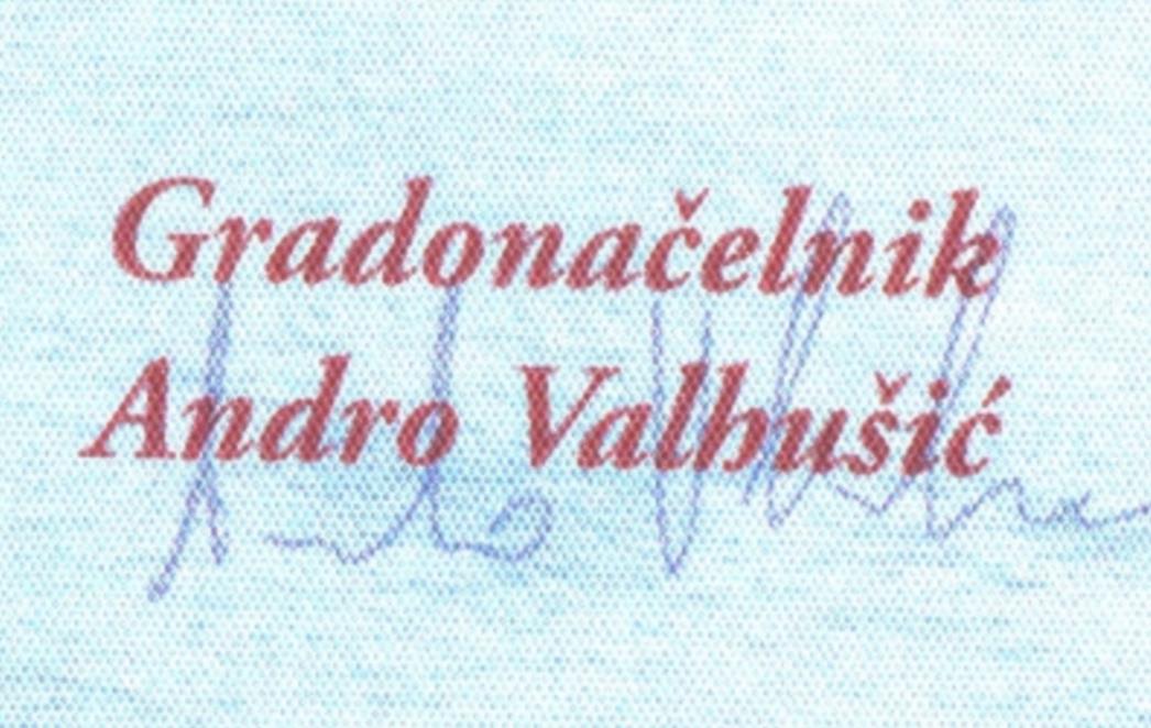 NOVA GRADONAČELNIKOVA BLAMAŽA: Potpisao gradonačelnik Andro Valhušić