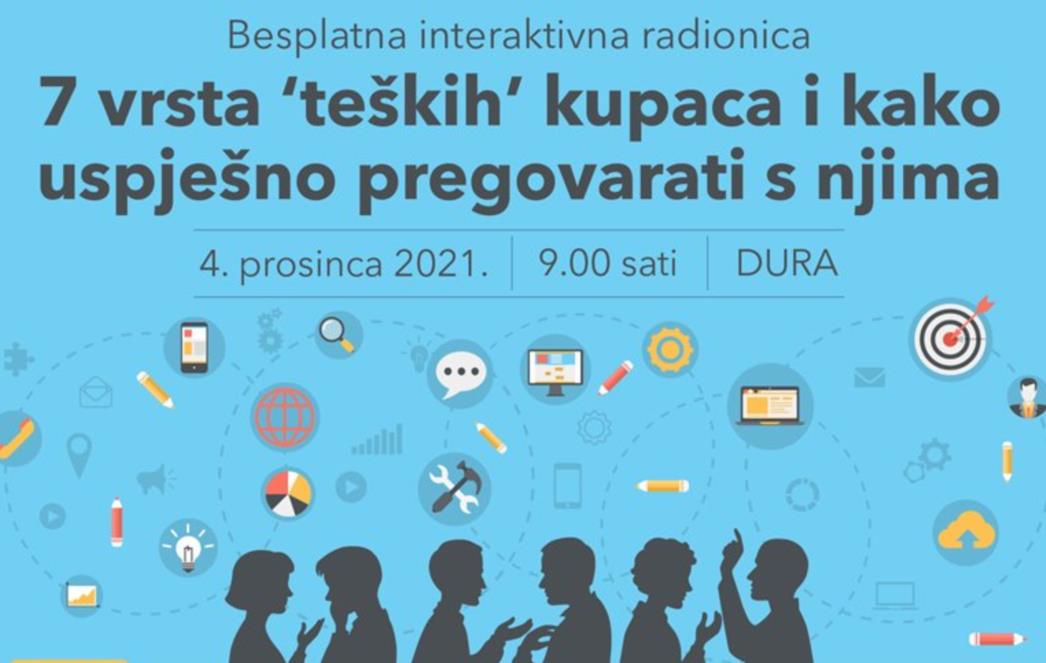 Besplatna radionica 'Kako pregovarati s teškim kupcima'