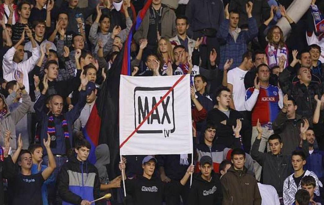 Tordica na Poljudu prosvjedovala protiv MaxTV-a! (FOTO)