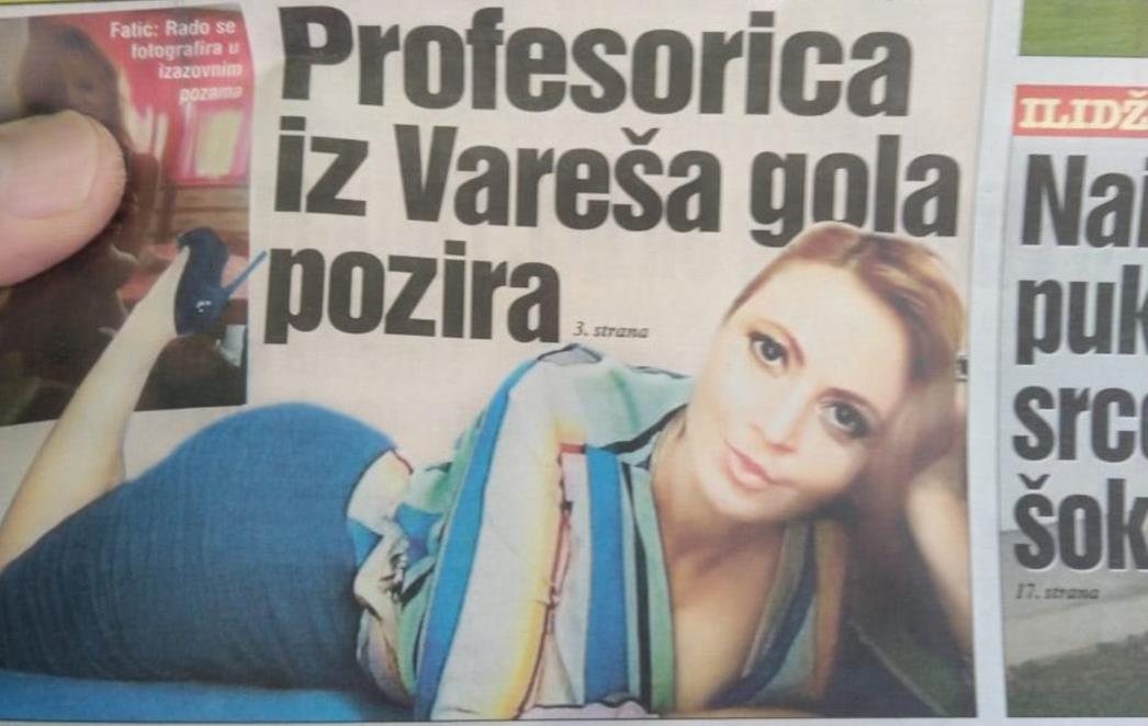 GOLA UČITELJICA IZ BIH IZAZVALA POMUTNJU 'Slike su mi ukrali!'