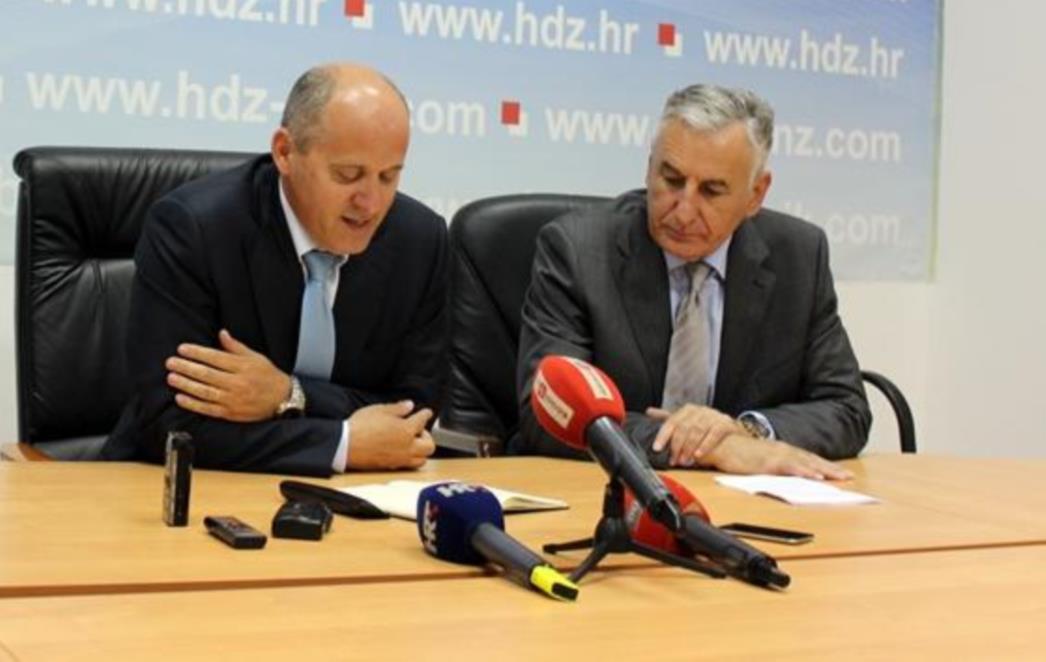 ŽUPANIJSKI HDZ: Nakon što je prvi potpredsjednik završio u zatvoru, državu danas vodi blagajnik!