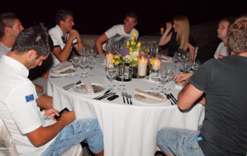 Džeko i Spahić uživaju na odmoru u Dubrovniku