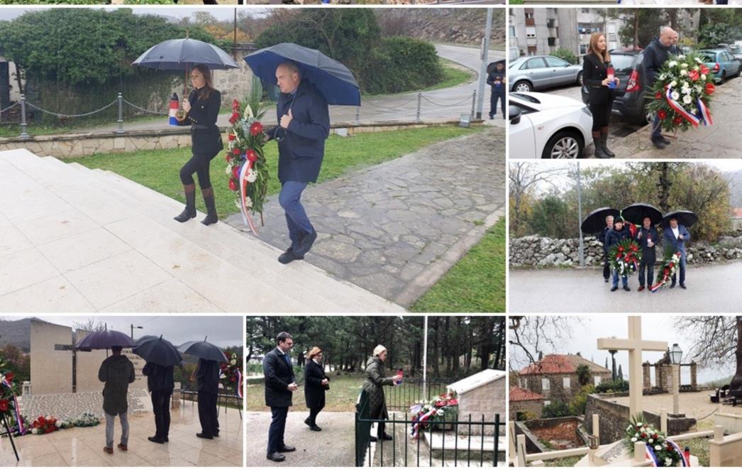 Vijenci i svijeće za pale branitelje i stradale civile ususret Danu dubrovačkih branitelja