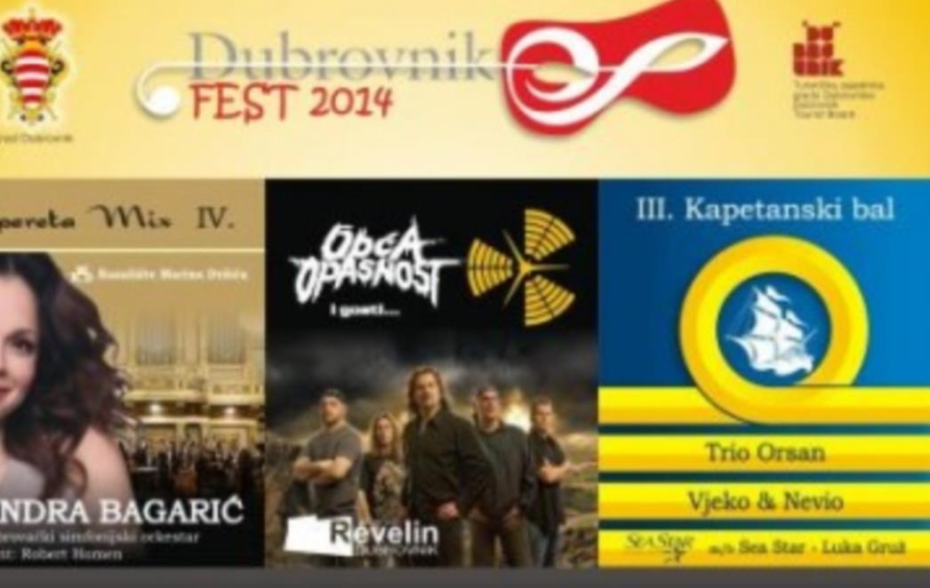 Manifestacija Dubrovnik Fest 2014. i ove godine nudi bogat program!